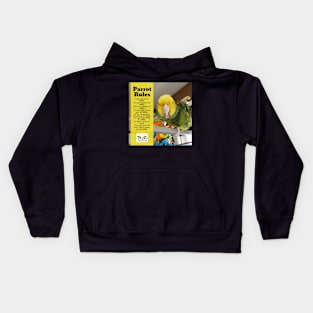 Parrot Rules! Kids Hoodie